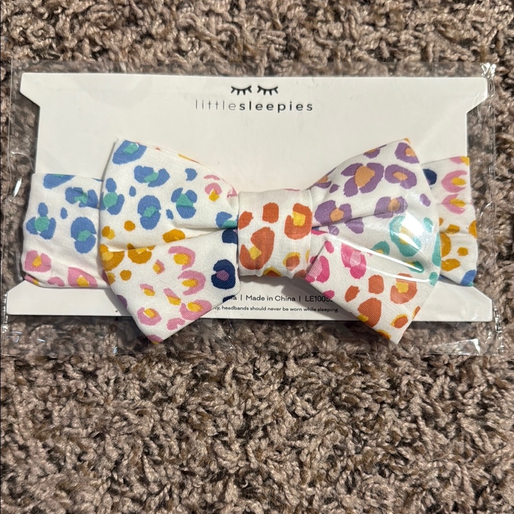 Little Sleepies Blue and Purple Hair Accessories
